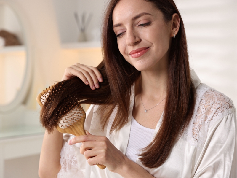 Lối sống khỏe mạnh giúp mái tóc chắc khỏe hơn