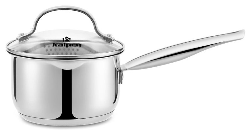 Quánh inox 304 chống dính 5 đáy Kalpen Lermat L14 size 14cm
