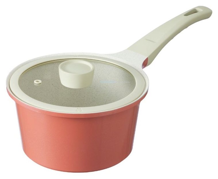 Quánh vân đá Omi Simple Inochi 18cm màu cam san hô