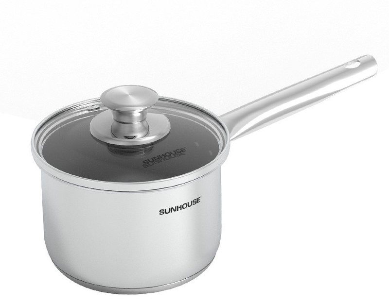 Quánh chống dính inox đáy từ Sunhouse SHG-MP14I size 14cm